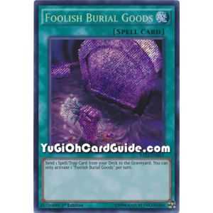 Foolish Burial Goods (Secret Rare) – Raging Tempest | Carta YUGIOH en México