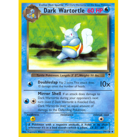 Dark Wartortle (Reverse Holo)