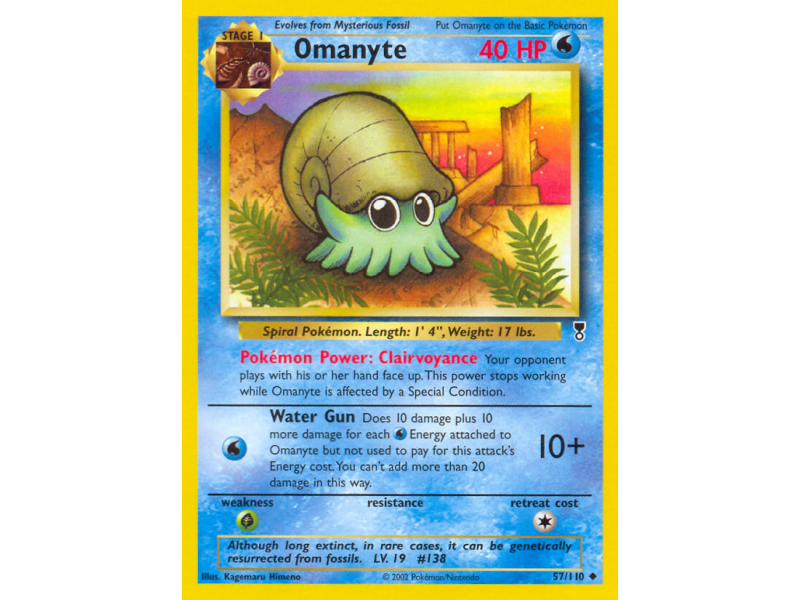 Omanyte (Reverse Holo)