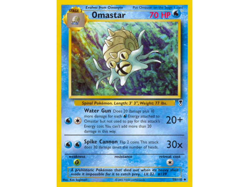 Omastar (Reverse Holo)
