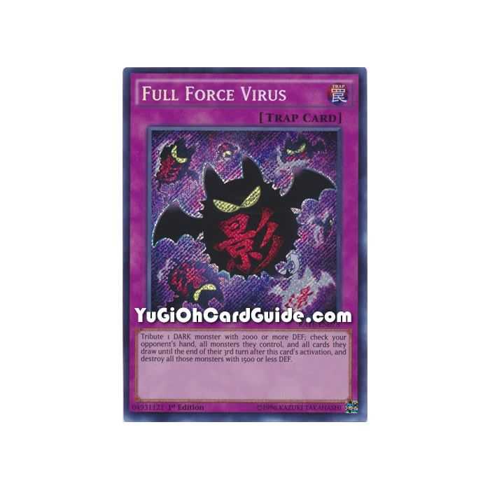 Full Force Virus (Secret Rare) – Raging Tempest | Carta YUGIOH en México