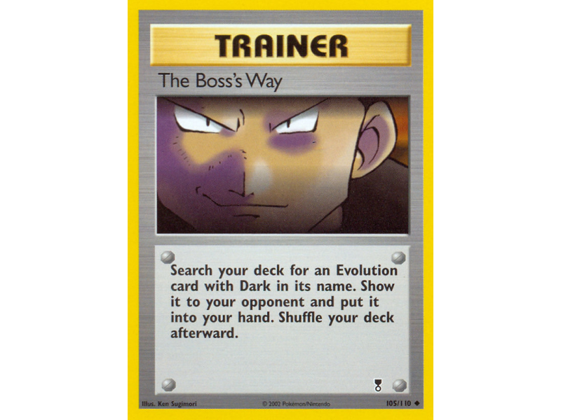 The Boss's Way (Reverse Holo)