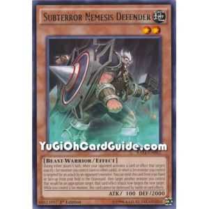 Subterror Nemesis Defender (Rare) – Raging Tempest | Carta YUGIOH en México