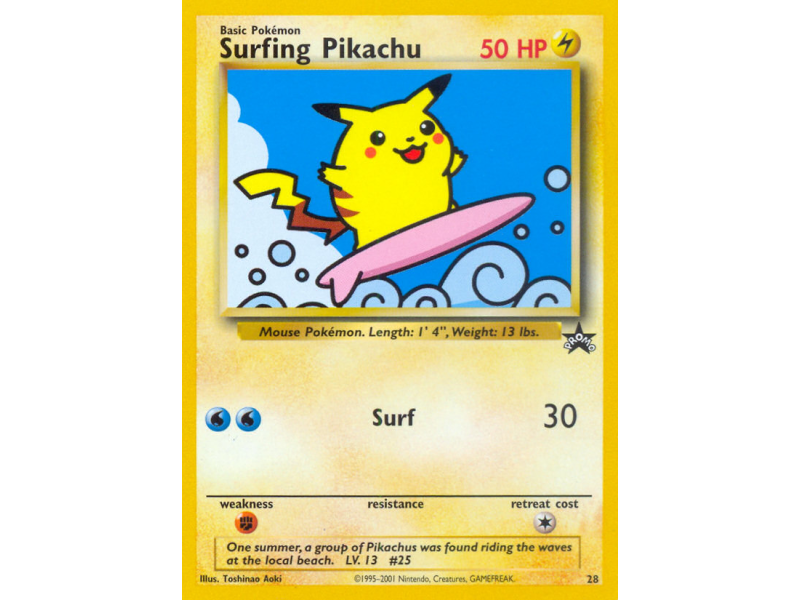 Surfing Pikachu