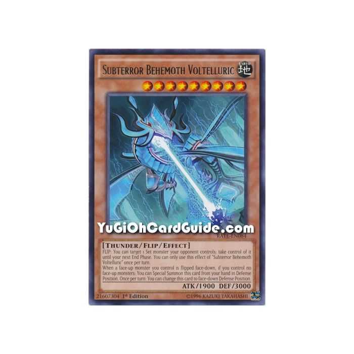 Subterror Behemoth Voltelluric (Rare) – Raging Tempest | Carta YUGIOH en México