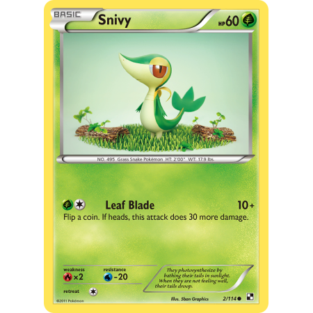 Snivy (Reverse Holo)
