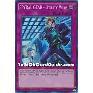 SPYRAL GEAR Utility Wire (Super Rare) – Raging Tempest | Carta YUGIOH en México