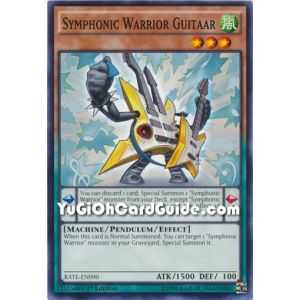 Symphonic Warrior Guitaar (Common) – Raging Tempest | Carta YUGIOH en México