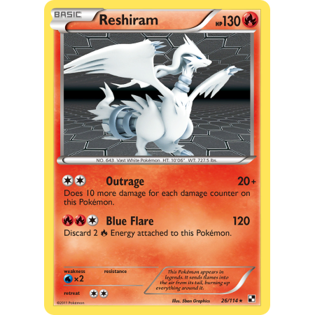 Reshiram (Reverse Holo)