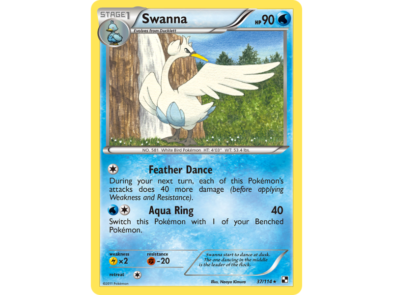 Swanna (Reverse Holo)