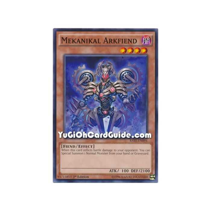Mekanikal Arkfiend (Common) – Raging Tempest | Carta YUGIOH en México