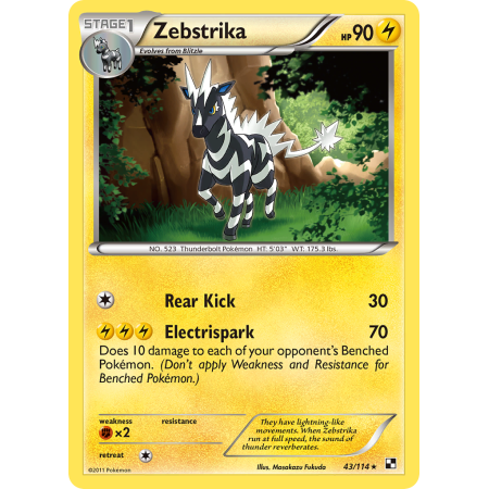 Zebstrika (Reverse Holo)