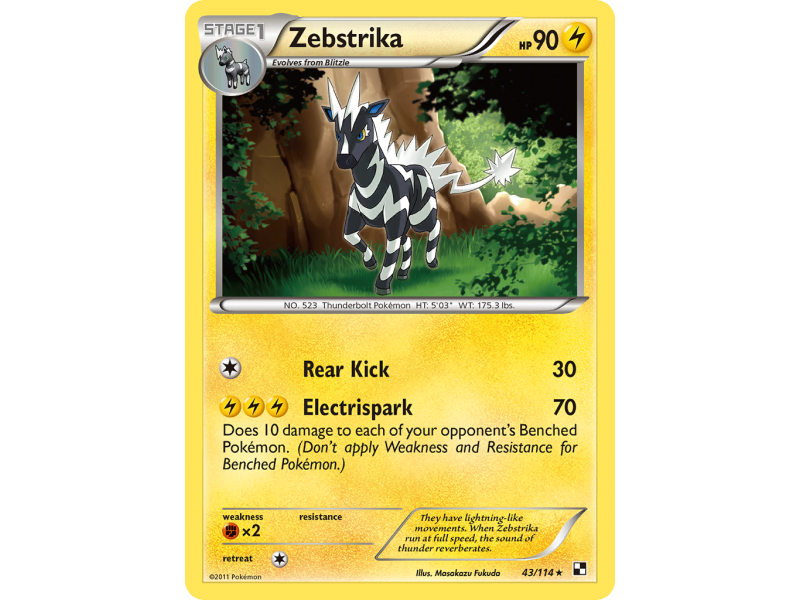 Zebstrika (Reverse Holo)