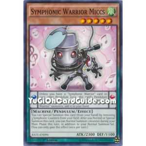 Symphonic Warrior Miccs (Common) – Raging Tempest | Carta YUGIOH en México