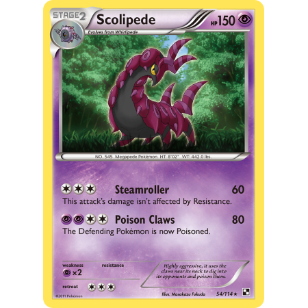 Scolipede (Reverse Holo)
