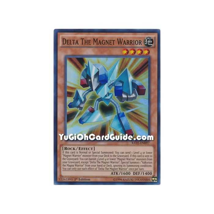 Delta The Magnet Warrior (Super Rare) – Raging Tempest | Carta YUGIOH en México