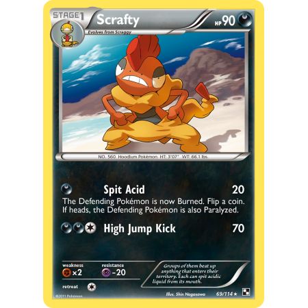 Scrafty (Reverse Holo)