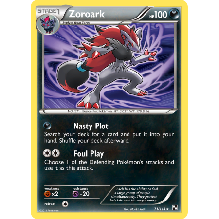 Zoroark (Reverse Holo)
