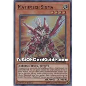 Mathmech Sigma (Super Rare) – Mystic Fighters | Carta YUGIOH en México