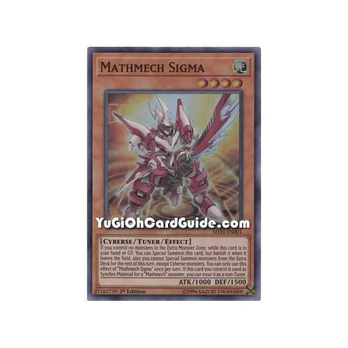 Mathmech Sigma (Super Rare) – Mystic Fighters | Carta YUGIOH en México