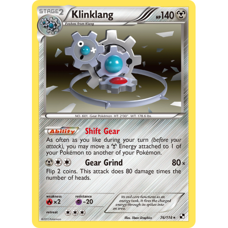 Klinklang (Reverse Holo)