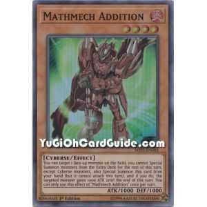 Mathmech Addition (Super Rare) – Mystic Fighters | Carta YUGIOH en México
