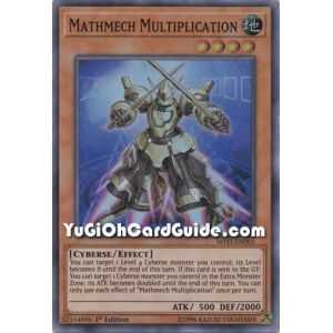 Mathmech Multiplication (Super Rare) – Mystic Fighters | Carta YUGIOH en México