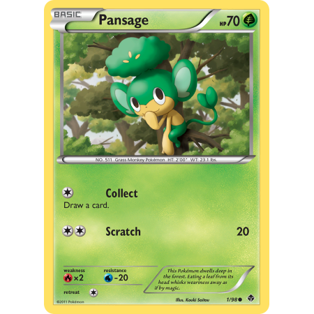 Pansage (Reverse Holo)