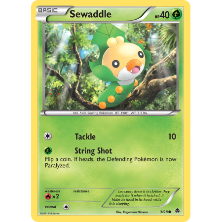 Sewaddle (Reverse Holo)