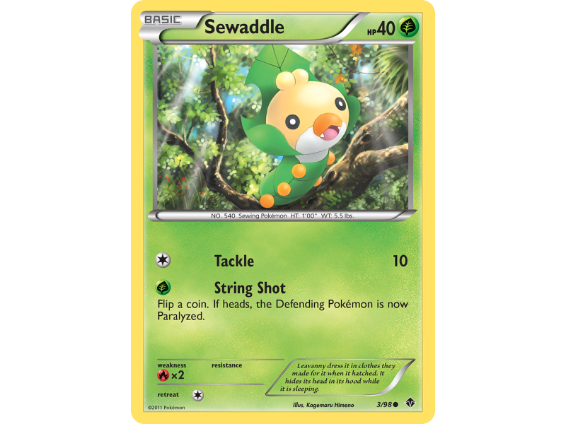 Sewaddle (Reverse Holo)
