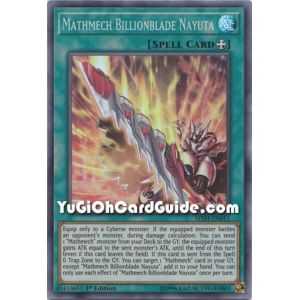 Mathmech Billionblade Nayuta (Super Rare) – Mystic Fighters | Carta YUGIOH en México