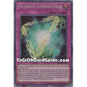 Mathmech Superfactorial (Secret Rare) – Mystic Fighters | Carta YUGIOH en México