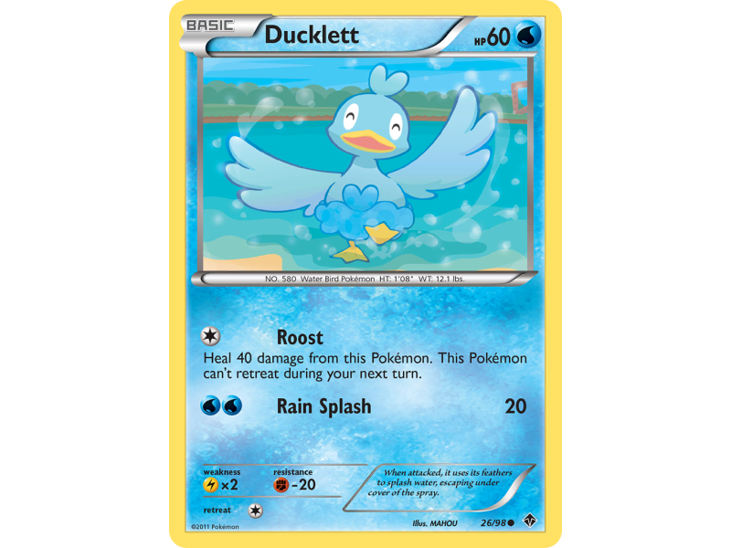 Ducklett (Reverse Holo)