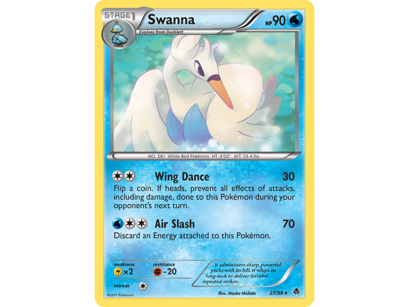 Swanna (Reverse Holo)