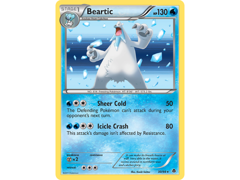 Beartic (Reverse Holo)