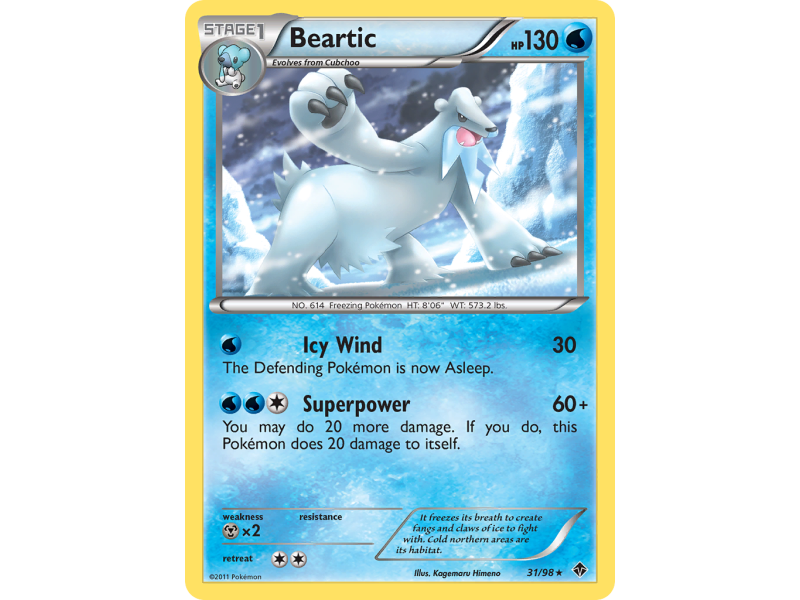 Beartic (Reverse Holo)