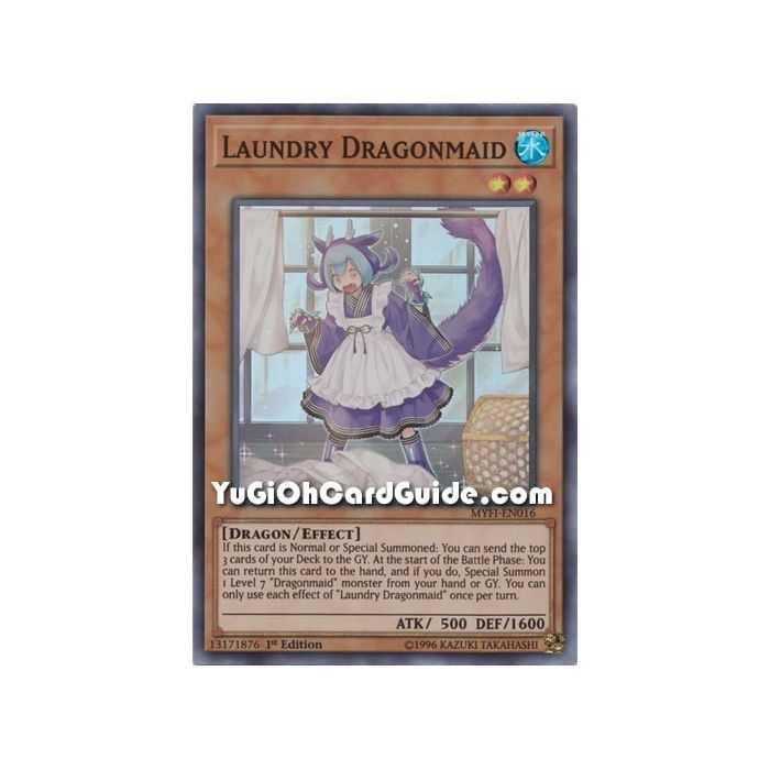 Laundry Dragonmaid (Super Rare) – Mystic Fighters | Carta YUGIOH en México