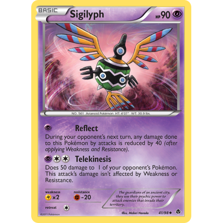 Sigilyph (Reverse Holo)