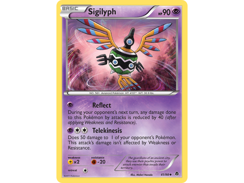 Sigilyph (Reverse Holo)
