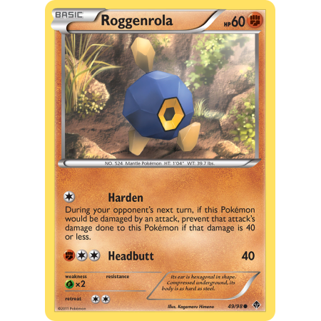 Roggenrola (Reverse Holo)