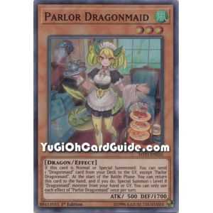 Parlor Dragonmaid (Super Rare) – Mystic Fighters | Carta YUGIOH en México