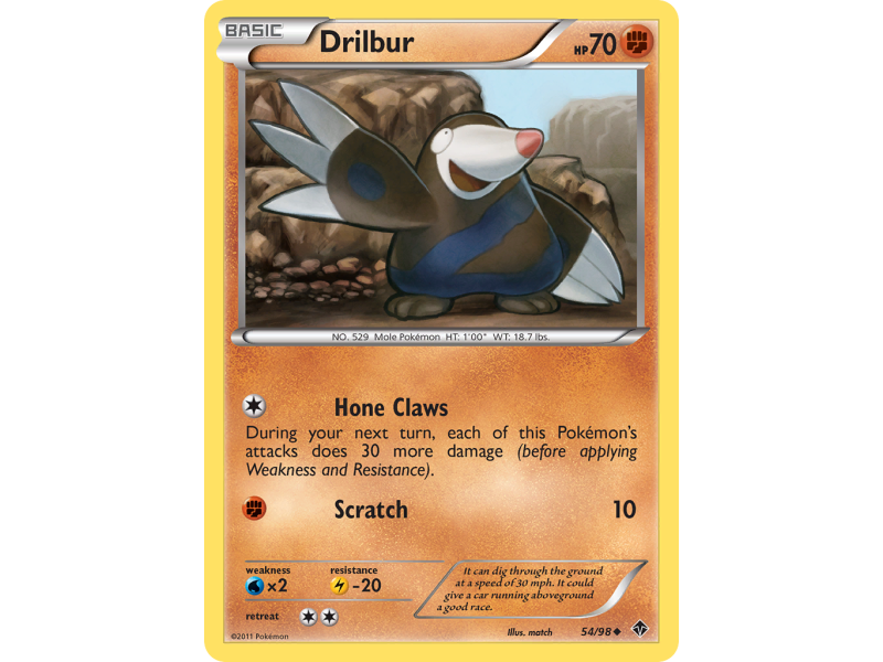 Drilbur (Reverse Holo)