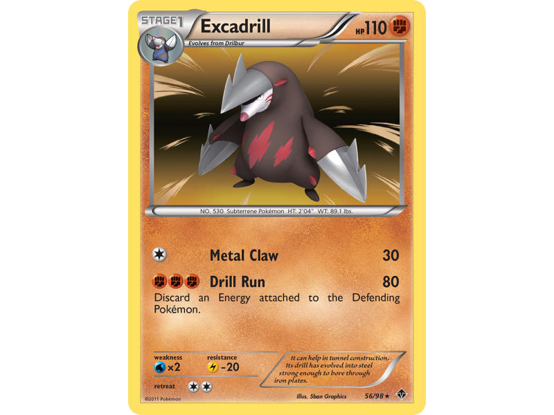Excadrill (Reverse Holo)