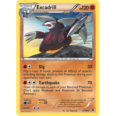 Excadrill (Reverse Holo)