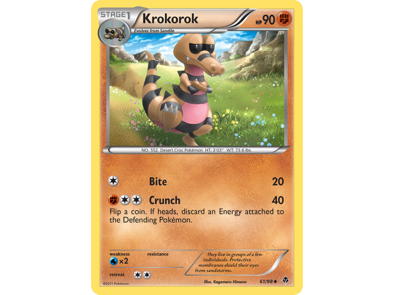 Krokorok (Reverse Holo)