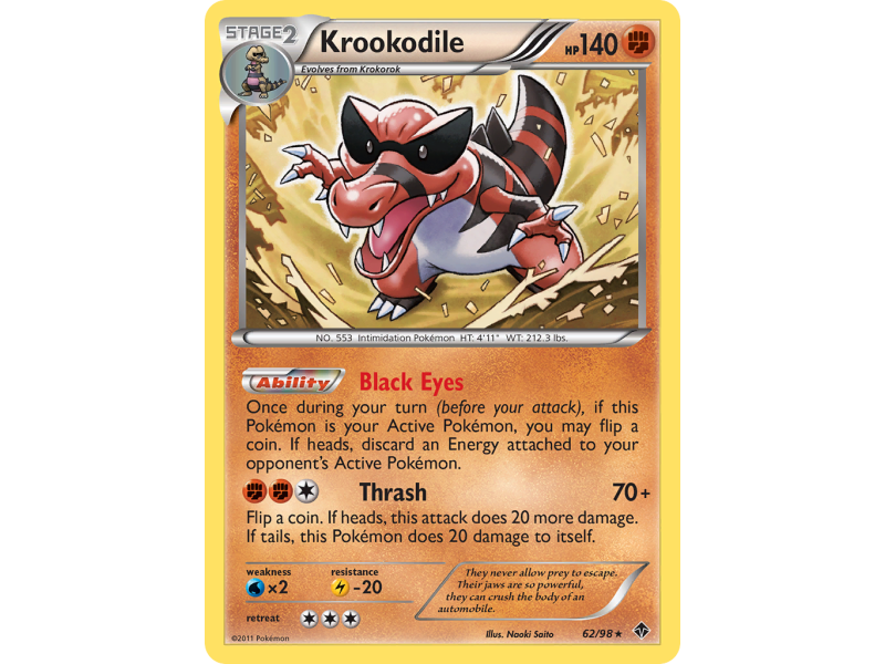 Krookodile (Reverse Holo)