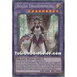 House Dragonmaid (Secret Rare) – Mystic Fighters | Carta YUGIOH en México