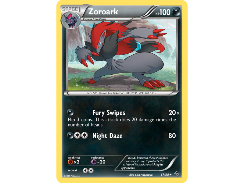Zoroark (Reverse Holo)
