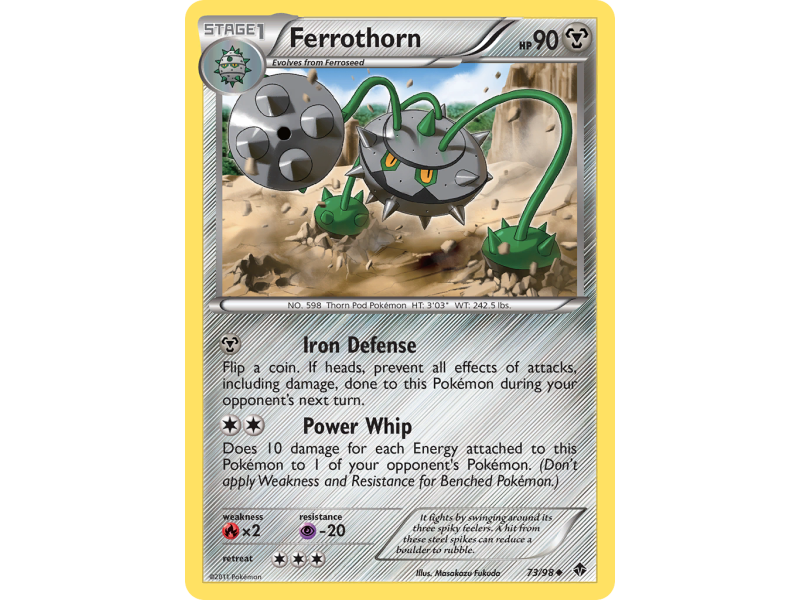 Ferrothorn (Reverse Holo)