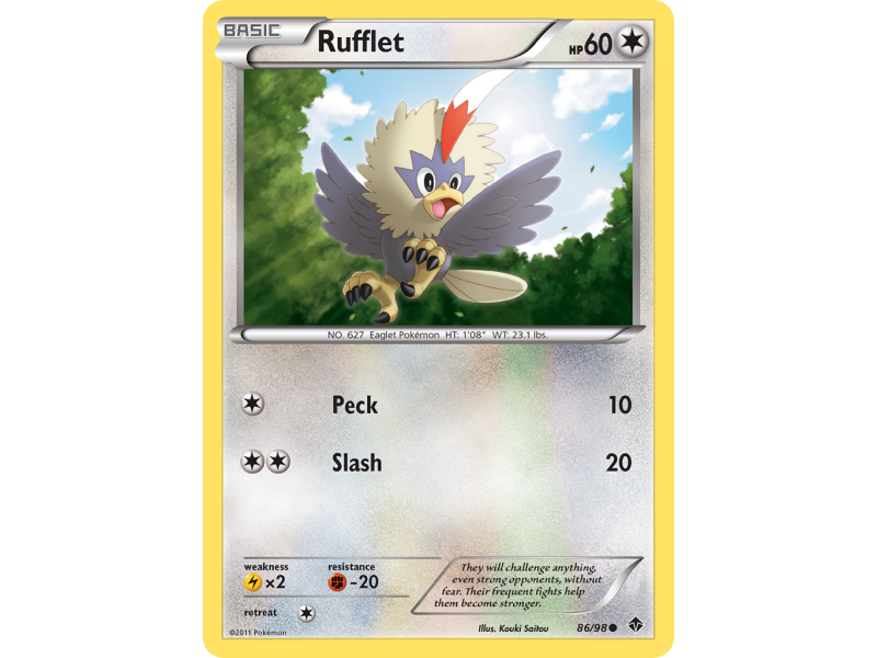 Rufflet (Reverse Holo)